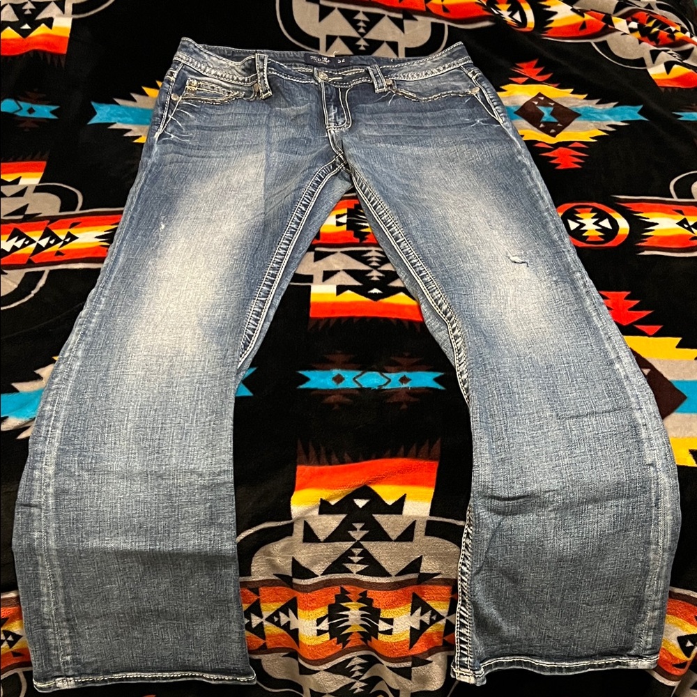 Miss Me Relaxed Fit Light Blue Jeans